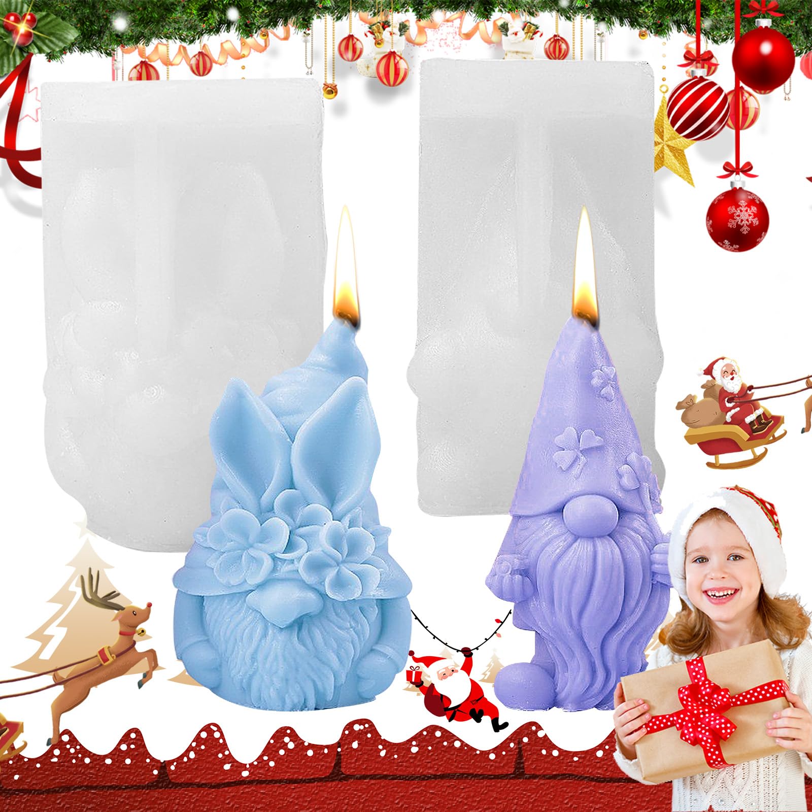 MINFEIDMS Stampi in silicone a forma di girasole e girasole, per decorazioni di torte di zucchero, cupcake, pasta di gomma, caramelle, argilla polimerica