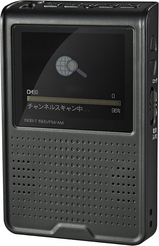 WINTECH 録画機能付き2.8インチポータブルワンセグテレビ TVR-L39M