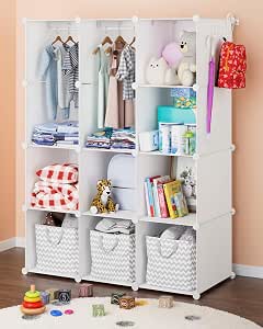 Baby Closet Organizer for Nursery, White