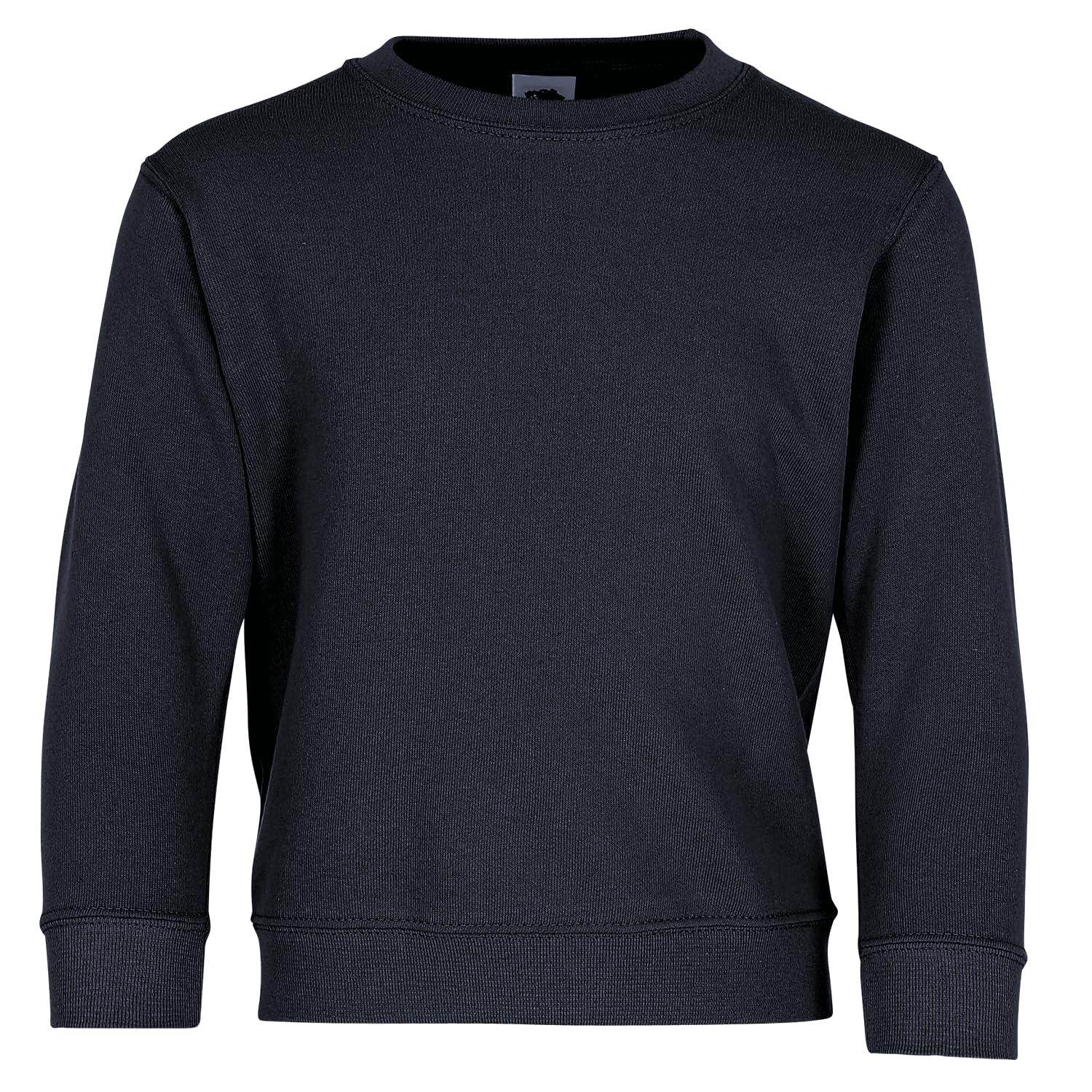 Fruit Of The Loom (9-11, Deep Navy) Childrens Unisex Set In Sleeve Sweatshirt Blue,Multicoloured