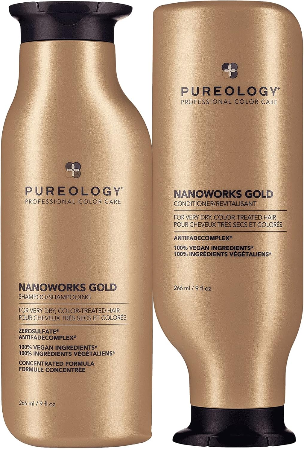Pureology Nanoworks Gold, Shampoo and Conditioner Set, For Fine, Colour