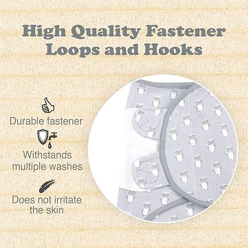 Miniatura 123 de Pañales para bebés prematuros de 4 a 7 libras, paquete de 3 sacos de dormir para bebés prematuros, algodón orgánico, saco de dormir prematuro