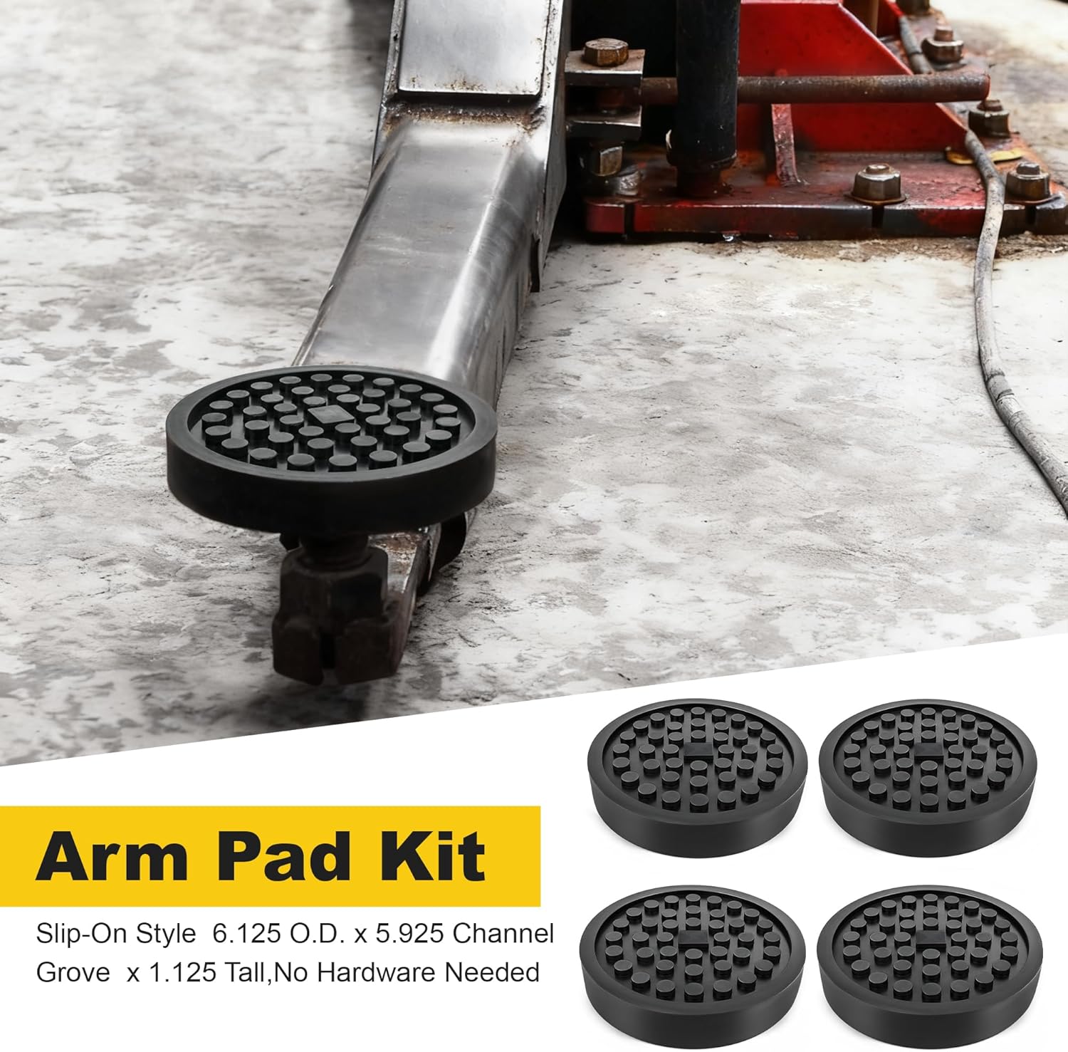 ALM Round Lift Pad Kit (4 Pack) – Replaces A94208 LP616 BH-7150-02 for ALM Lifts 7001A, 7002A, 9002A