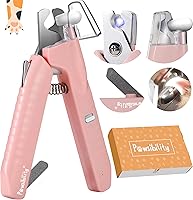 Vista 8 de Cortaúñas reinventados para mascotas para tu amigo - [USB recargable] - Luz LED para línea de sangre Cuchilla afilada y duradera Herramienta
