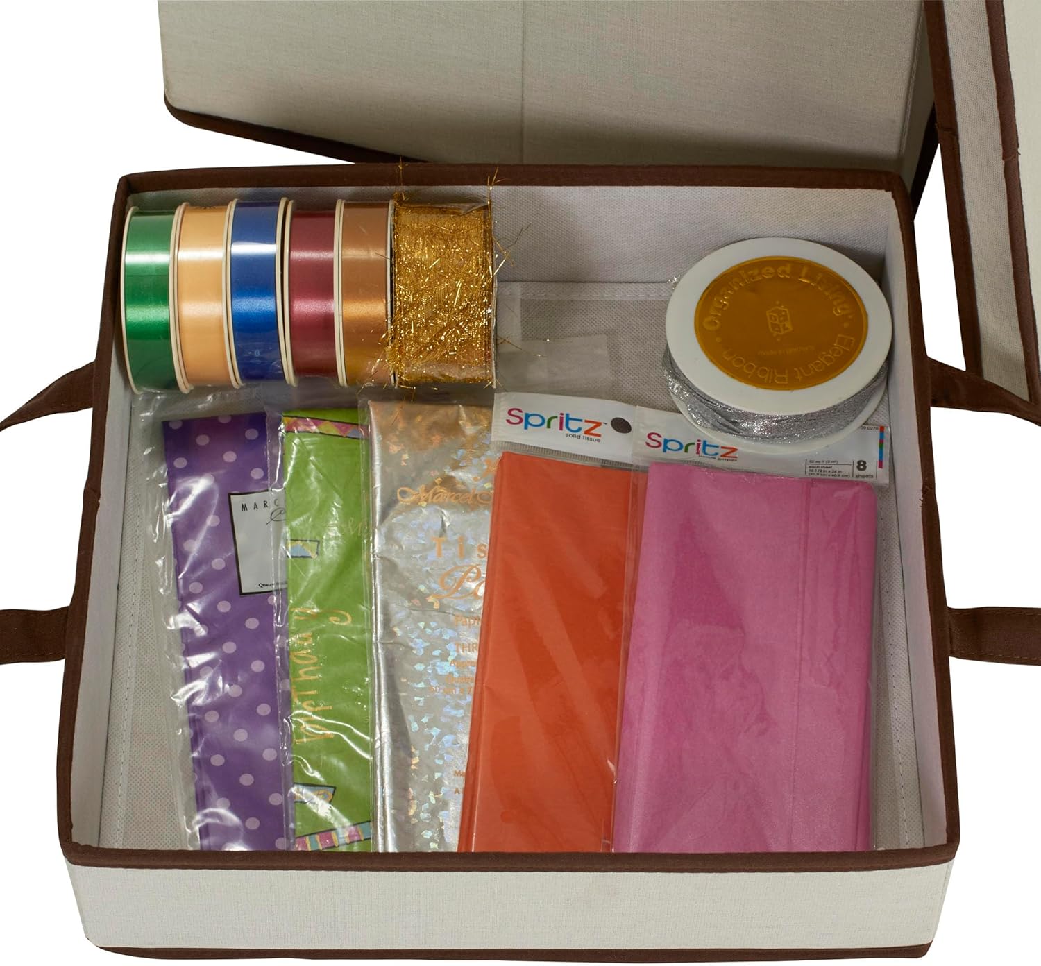 Household Essentials Gift Wrapping Paper Organizer