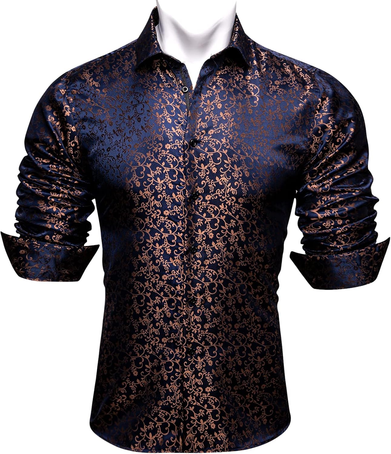Buy Barry.Wang New Men Shirts,Paisley 