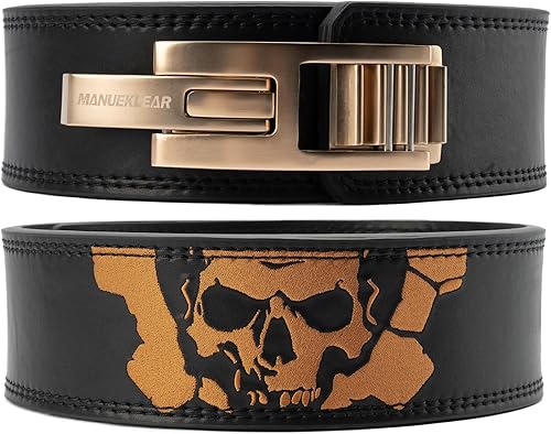 Cinturón de elevación de palanca para hombre y mujer, levantamiento de pesas con hebilla ajustable y resistente, cinturón de levantamiento de pesas