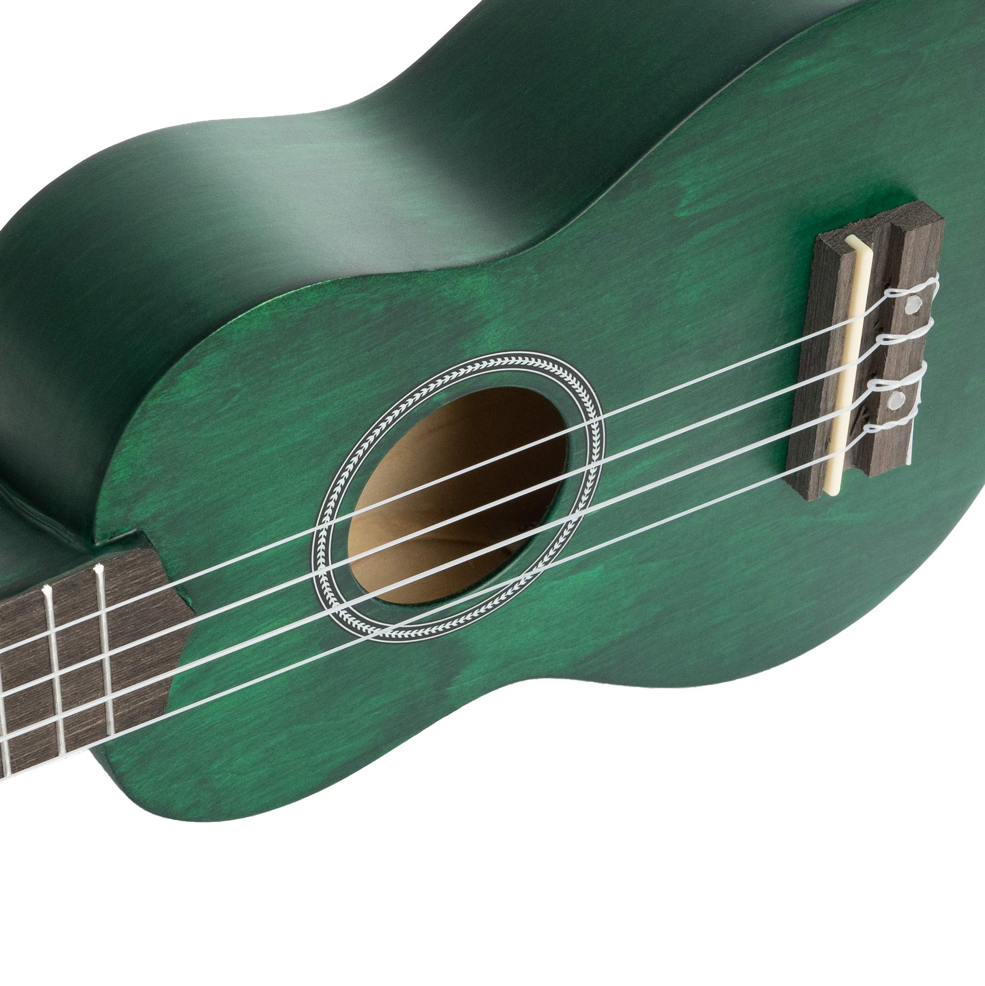 CASCHA Set de ukelele soprano holandés – para niños y adultos I Kit de iniciación con 3 púas de funda holandesa y afinador DVD I cuerdas Aquila Nylon I Guitarra Hawaii pequeña verde