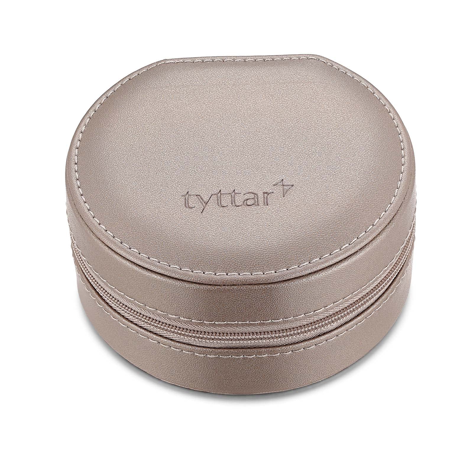 Tyttar Travel Jewellery Box Organiser Small Jewelry Travel Case for Women Mini Travel Jewellery Box Jewellery Organizer Case Pouch for Rings Earrings Necklace Bracelets Gifts for Girls Women