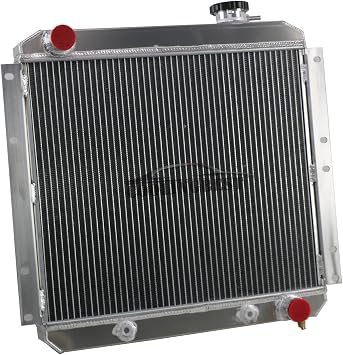 3 Row Radiator for 1958-1984 Toyota Land Cruiser FJ40 FJ45 3.9L 4.2L L6, All Aluminum 59 60 61 62 63 64 65 66 67 68 69 70 71 72 73 74 75 76 77 78 79 80 81 82 83