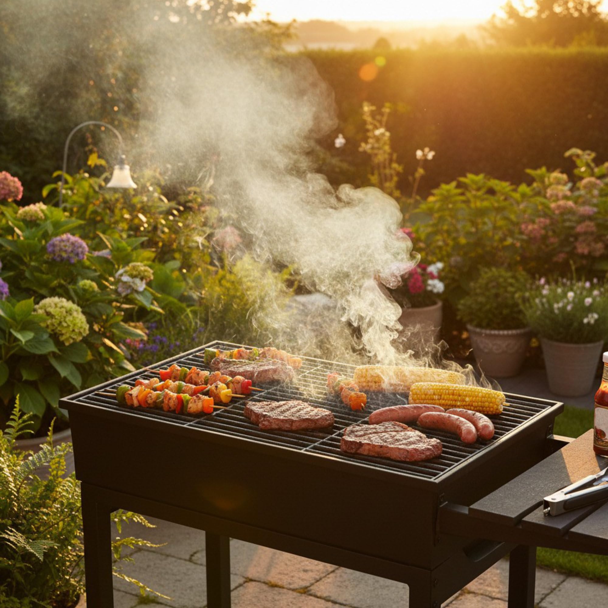 BBQ-Toro Grande grille de barbecue en fonte 45 x 35 cm