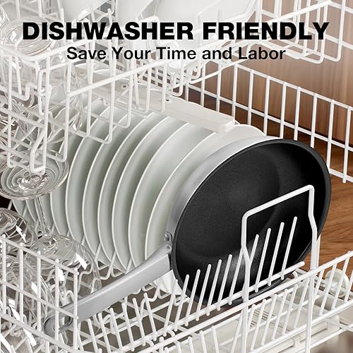 Miniatura 4 de KOCH SYSTEME CS Sartenes antiadherentes de acero inoxidable de 8 pulgadas, revestimiento antiadherente no tóxico para utensilios de cocina