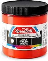 Vista 17 de Speedball Tinta acrílica para serigrafía, 8 oz, negra para impresiones en papel, fabricada en EE. UU
