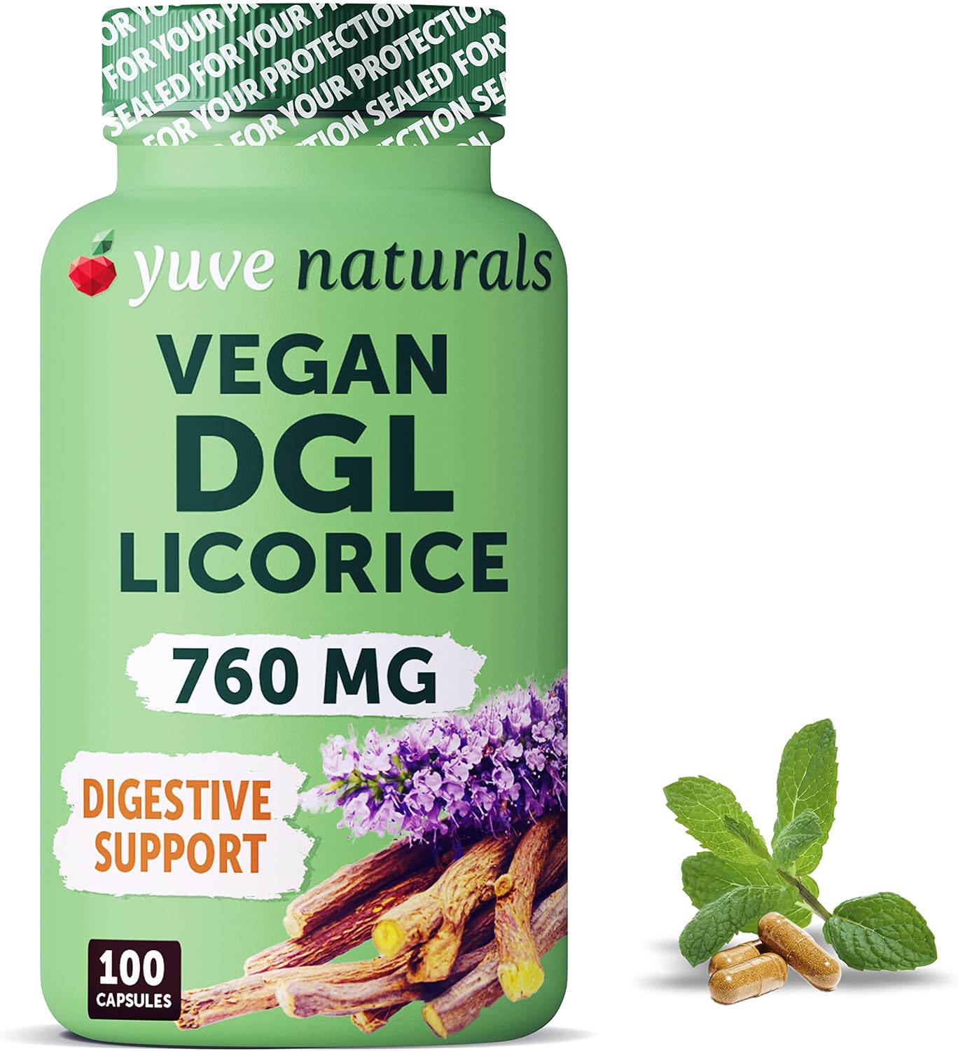 Yuve Vegan DGL Licorice 760mg Ultra Pure