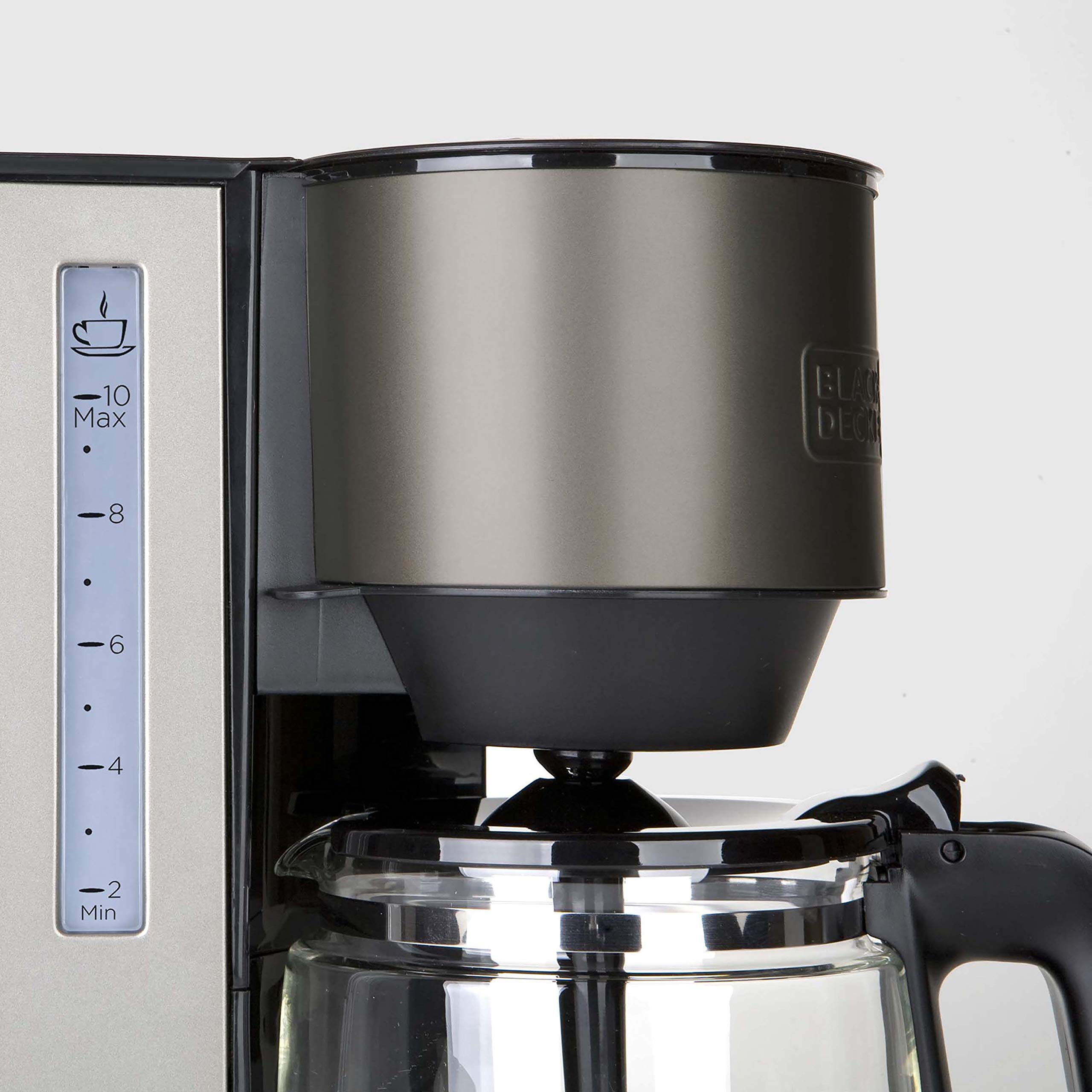 Black + Decker BXCO1200E - Ekspres do kawy espresso Programowalny ekspres do kawy z filtrem stal szlachetna