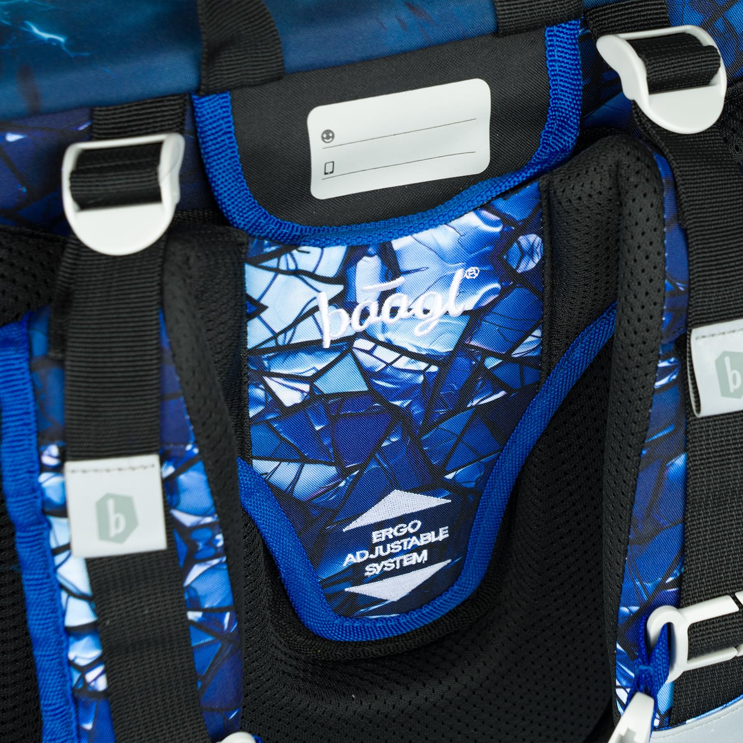 Baagl Juego de 3 mochilas escolares Ergo para 1ª clase, mochila ergonómica para escuela primaria con correa para el pecho, Robots