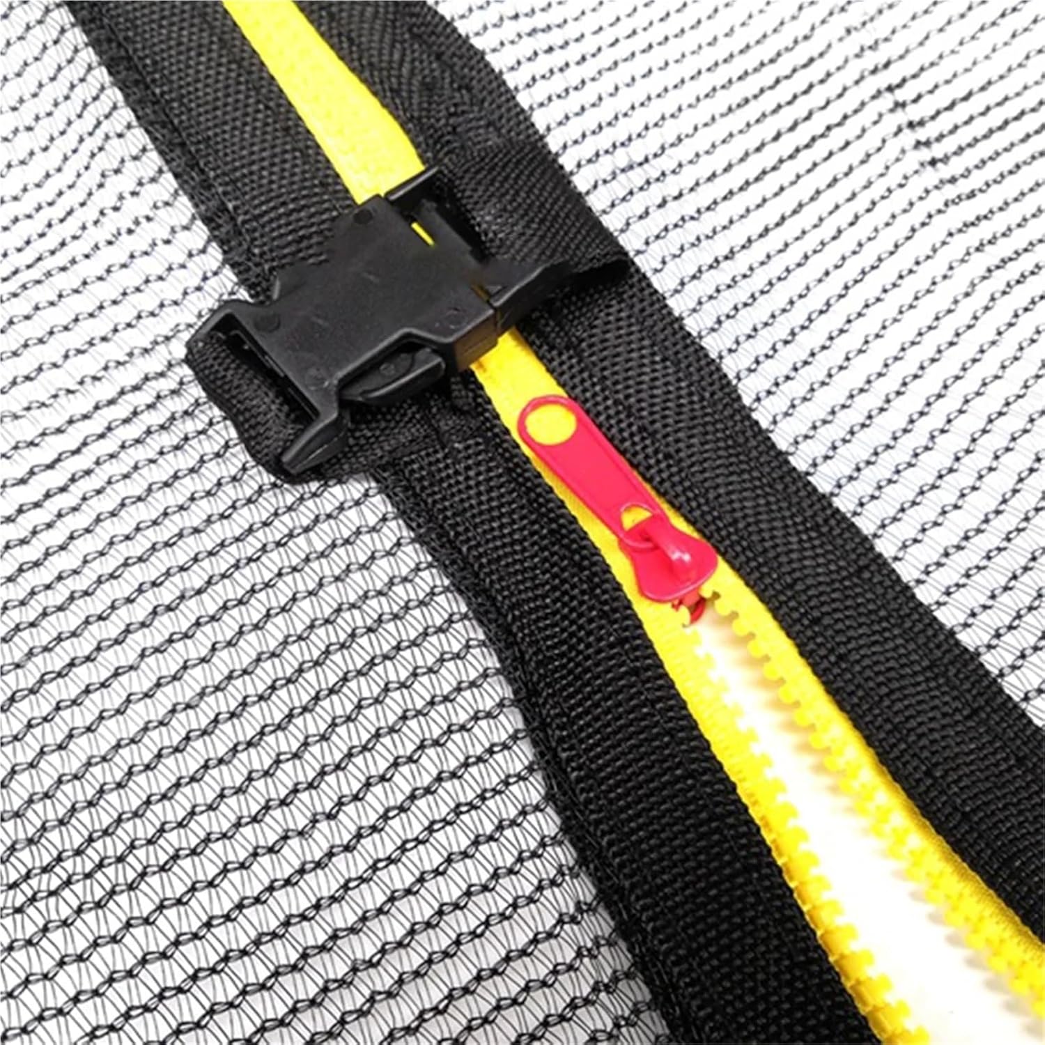 Trampoline Replacement Net Safety Enclosure Net for Round Frames High Elastic Protective Fence for Ptecting Trampolines(8 Pole 12 Feet)