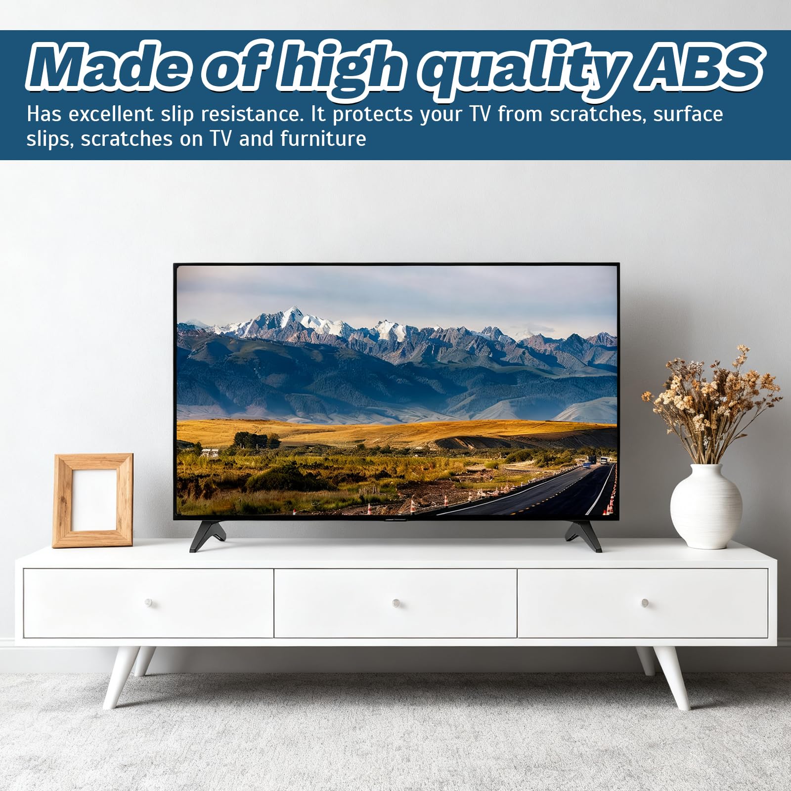 Nóżki do telewizorów LG TV, zapasowe nóżki do telewizorów 49/50/55 cali LG TV czarne nóżki podstawki podstawki do telewizora z wymiennymi śrubami