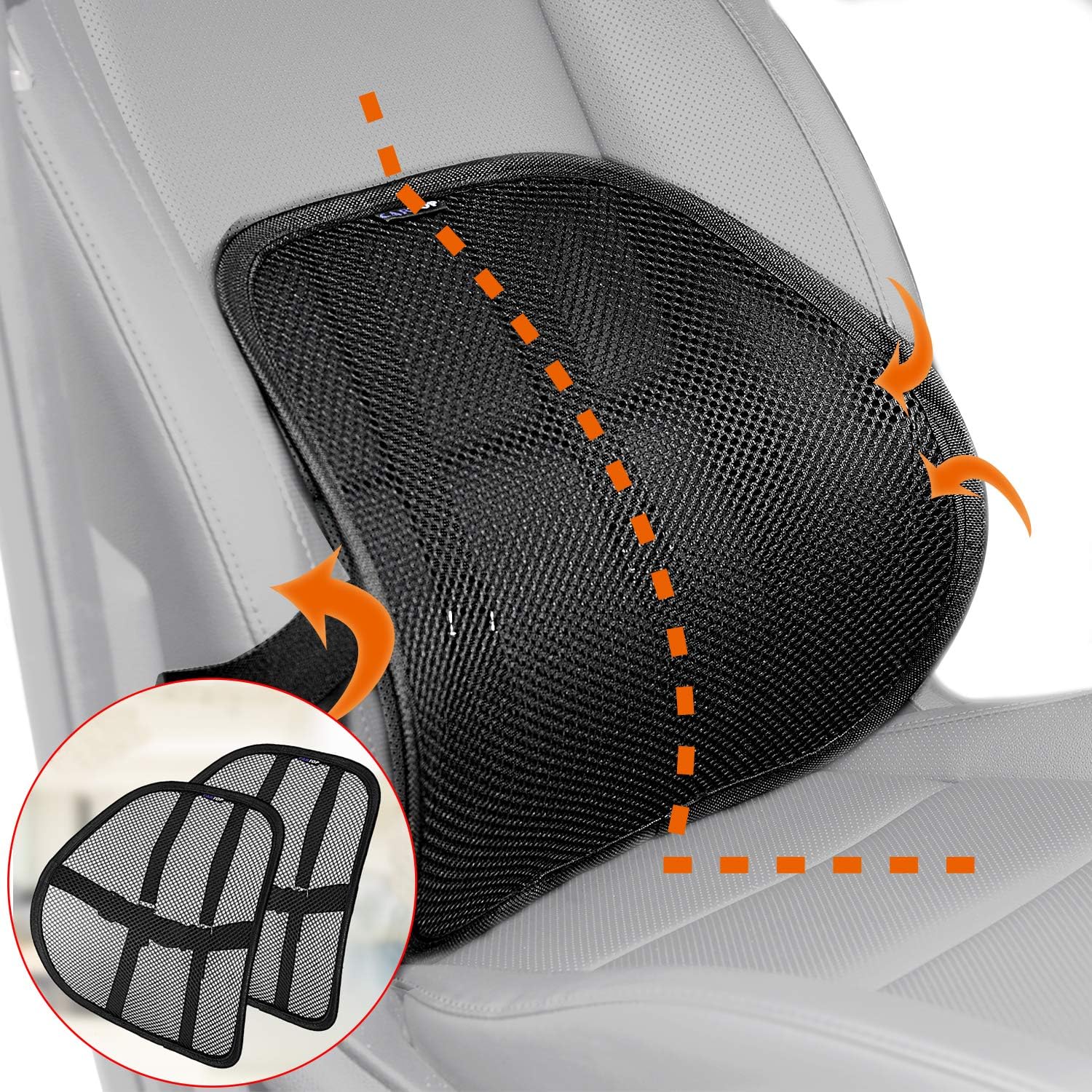 Buy Lumbar Support, Cartop Mesh Back Cushion 2 Pack Lower Back Support