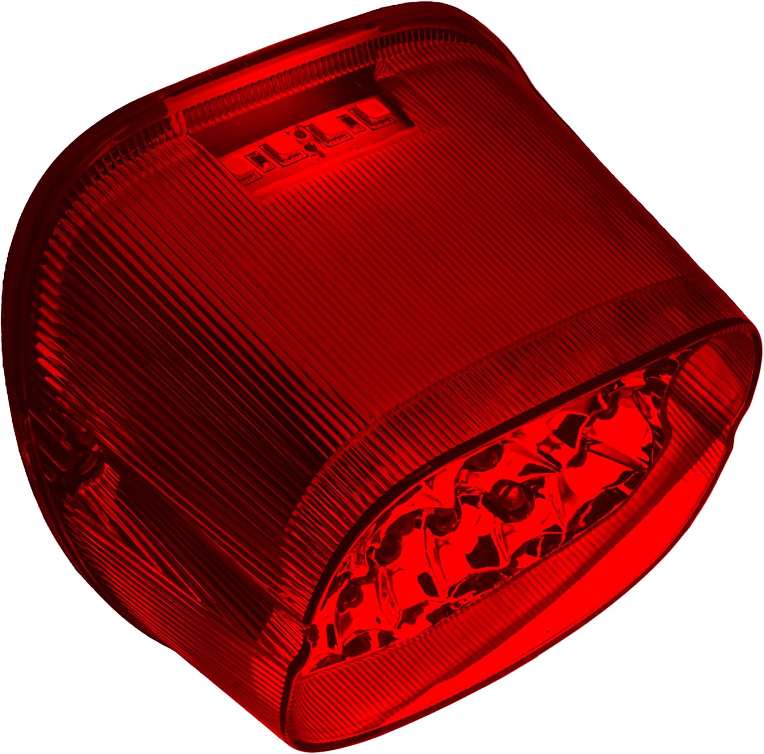 Eagle Lights 8900TL2-R Squareback LED Tail Light Kit with Integrated Turn Signals for Harley Davidson Motorcycles - Red