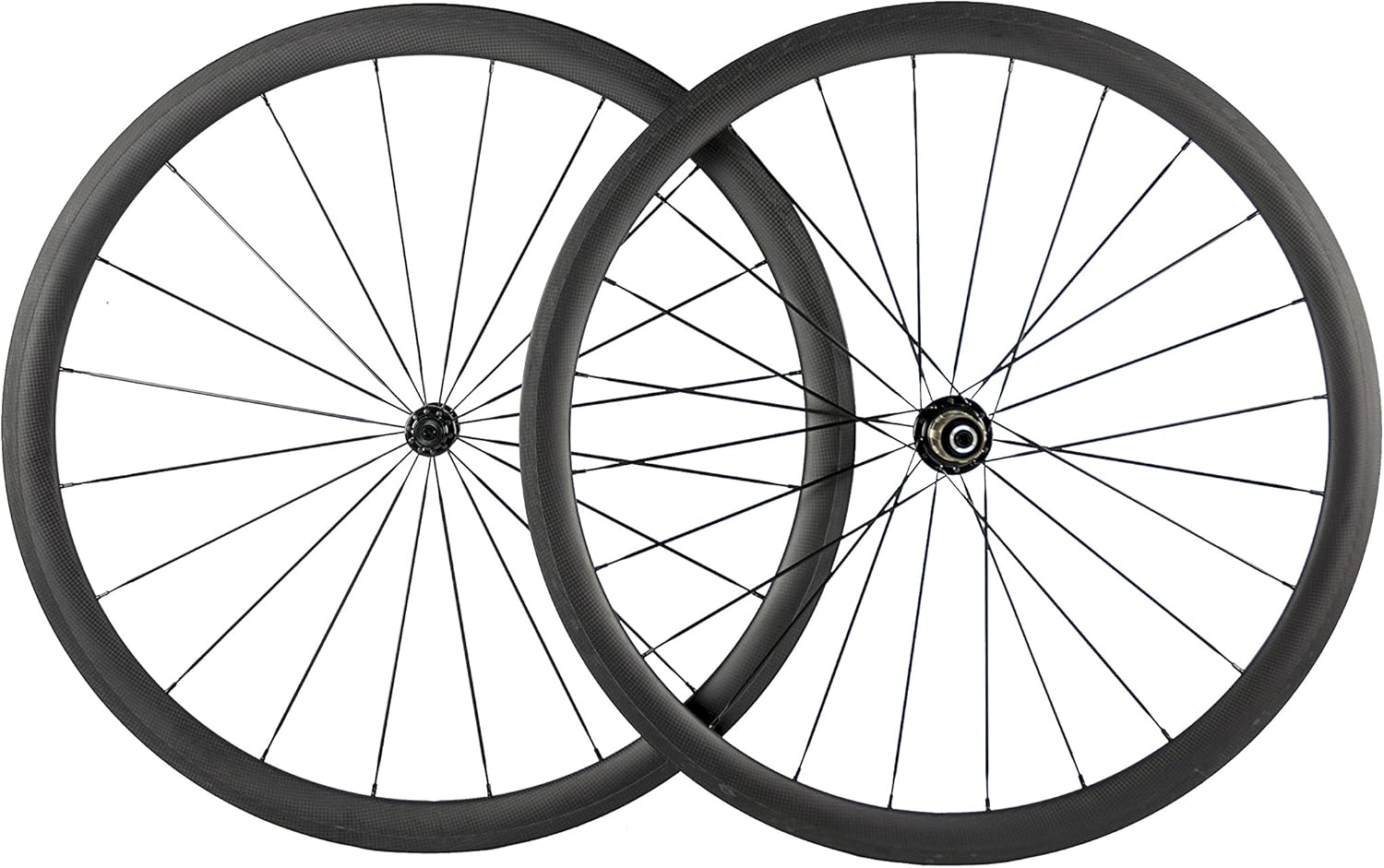 WINDBREAK BIKE 1 pair of Road Bike Carbon 700C Clincher Wheelset Super Light Bicycle Wheels 38mm
