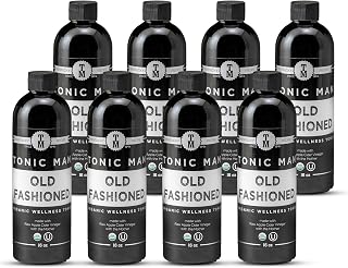 Tonic Man Old Fashioned Organic Wellness Herbal Tonic Made with Raw Apple Cider Vinegar Organic Herbs and Spices Energize Body | Immunity Booster Non-GMO 16oz Bottle (Pack of 8)