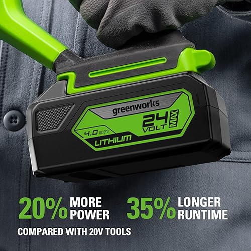 Miniatura 6 de Greenworks Sierra recíproca sin cable TruBrushless de 24 V (1-18 pulgadas) (2,7000 SPM), solo herramienta