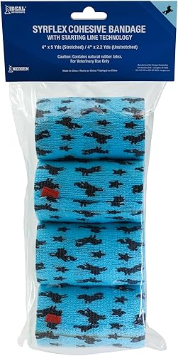 Miniatura 29 de Syrflex Cohesive Vendaje 4" Negro Paquete de 4 Negro -,Azul,Verde,Rosa encendido,Azul/claro,Rosado,Arco iris,verde