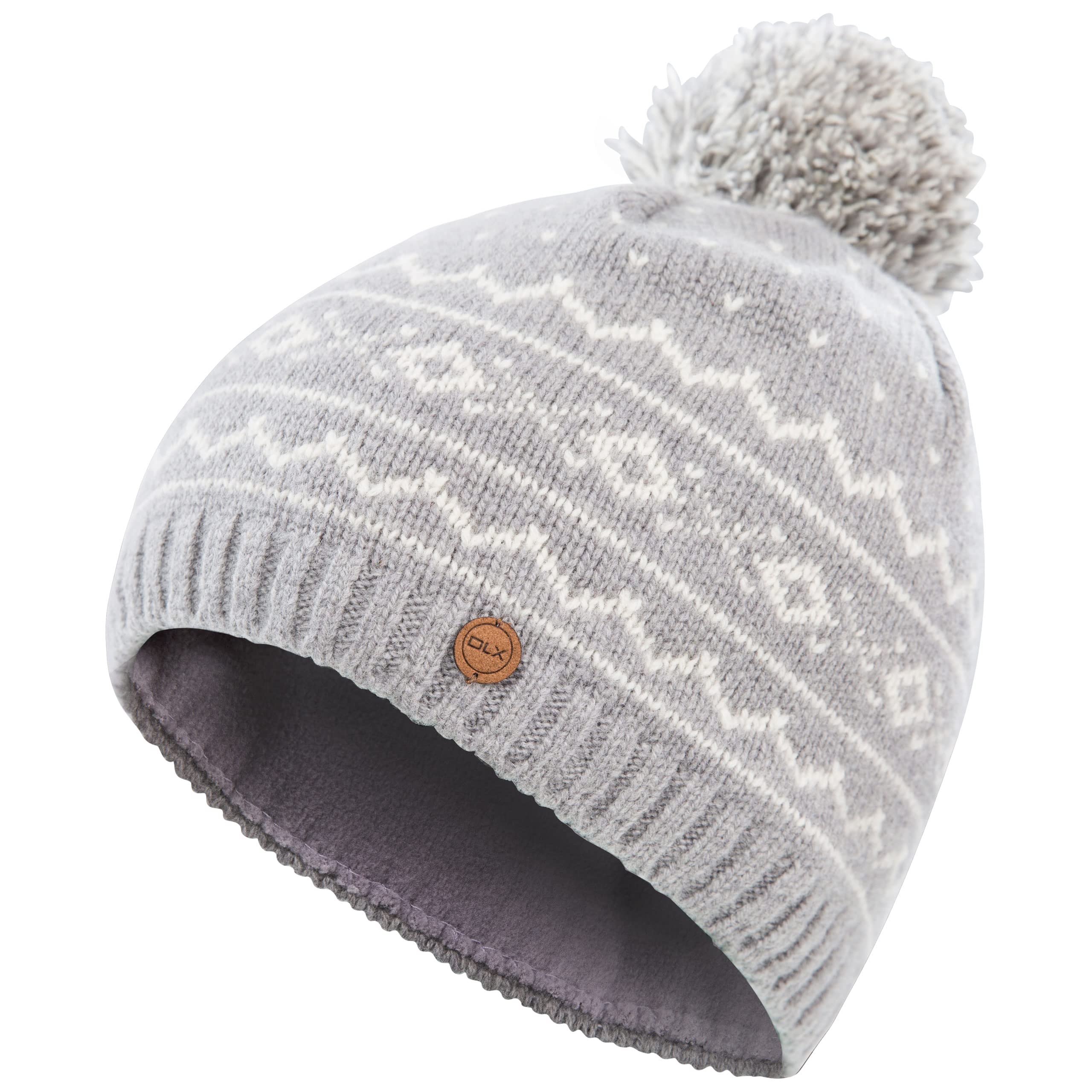 Trespass Men's Platinum Dlx Holbray Wo Dlx Beanie Knitted Hat Winter Warm For Adults