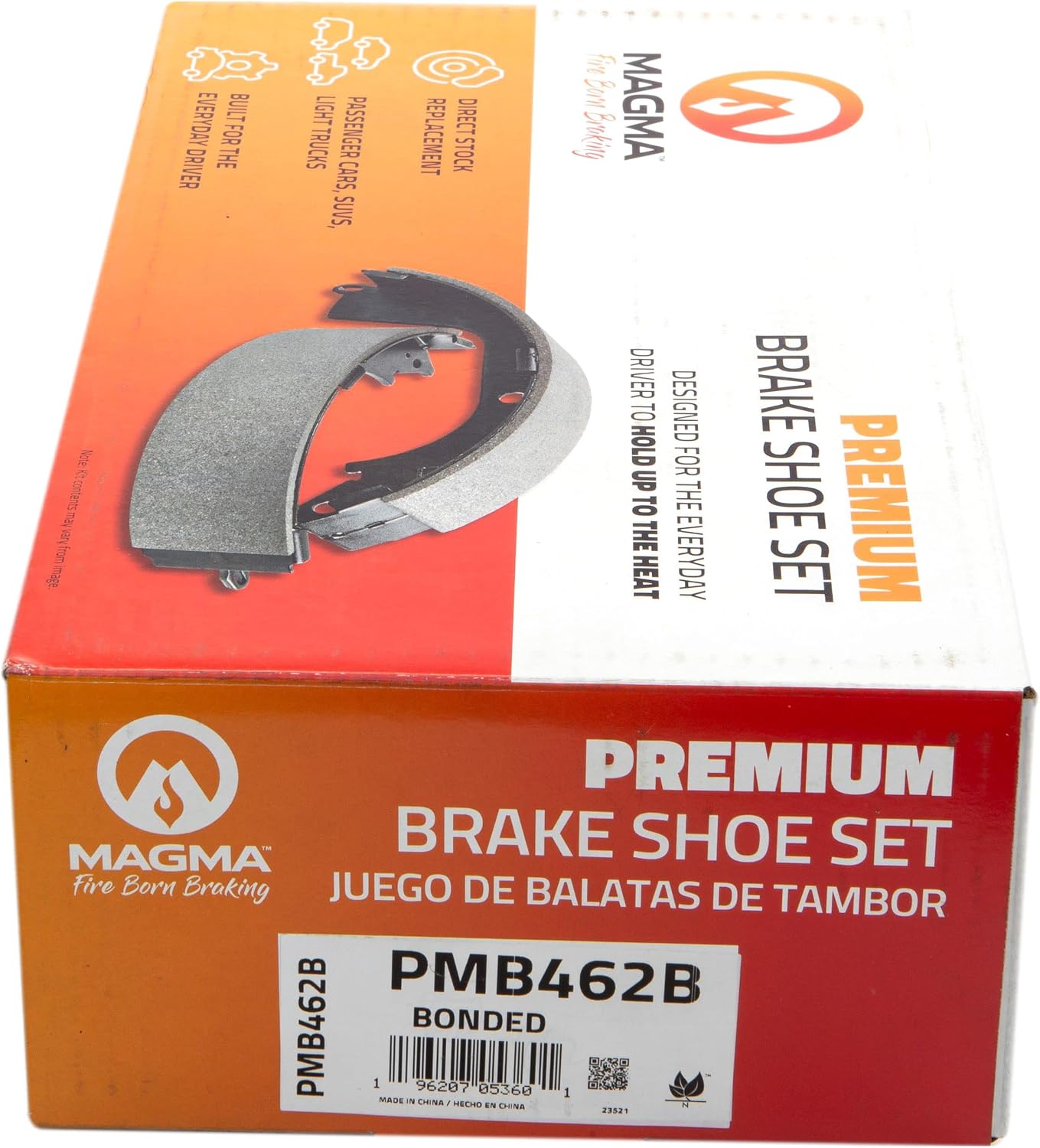 Magma Premium PMB462B Bonded Shoes, Rear