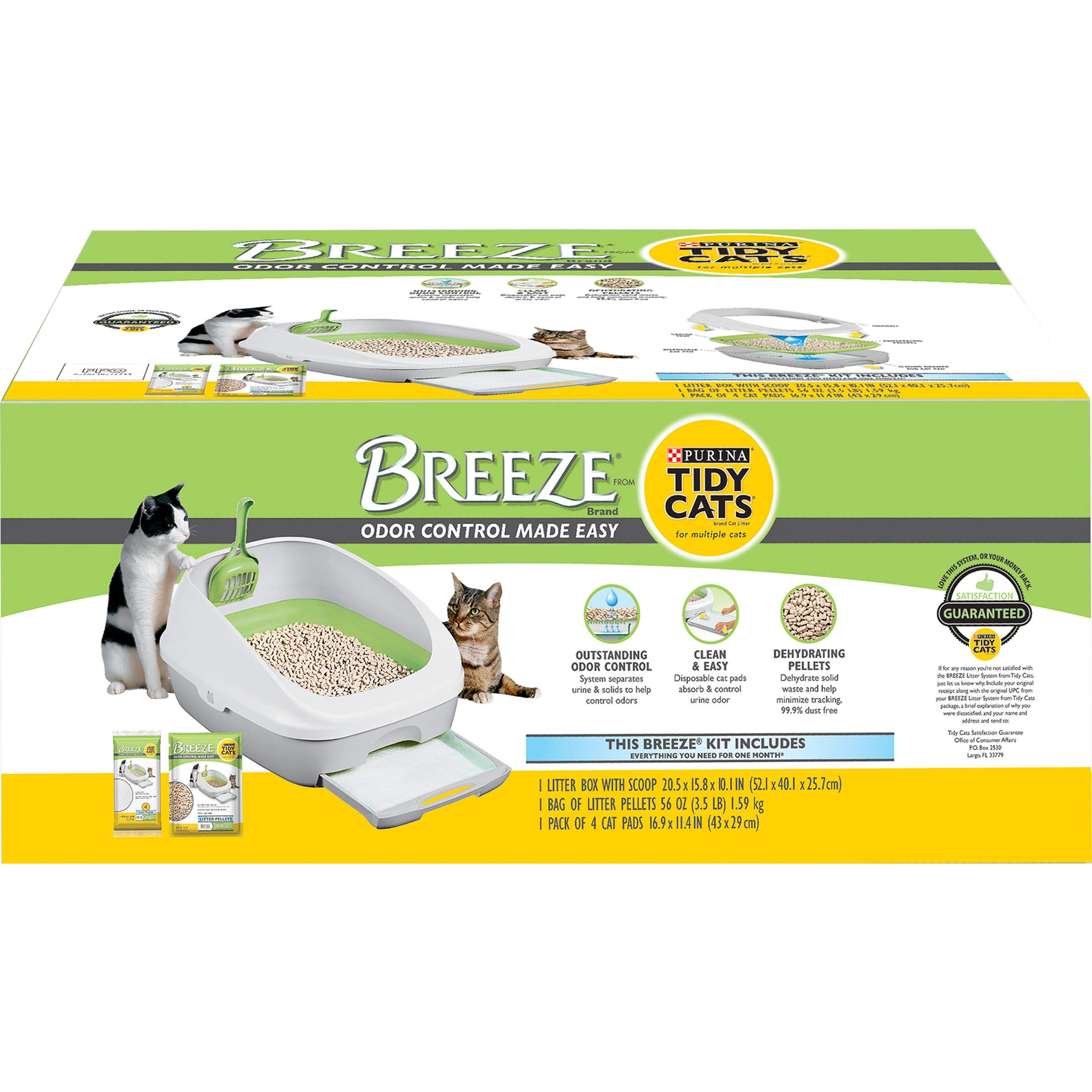 breeze litter box pads