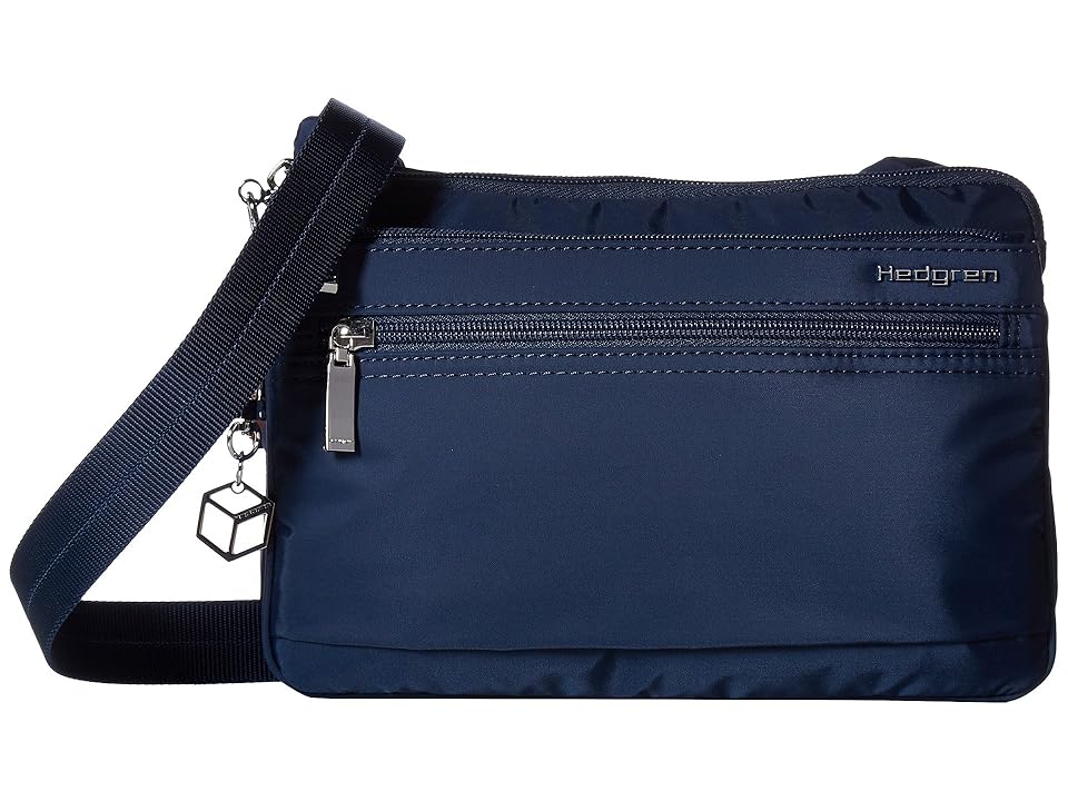 

Hedgren Sally RFID Crossbody with Safety Hook (Dress Blue) Cross Body Handbags, Navy