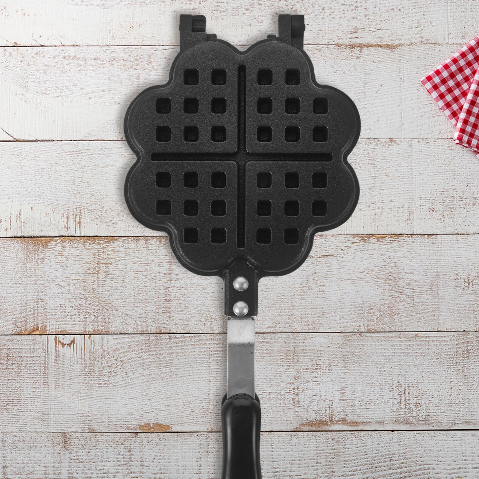 BESPORTBLE Macchina per Waffle Antiaderente Doppia Faccia Stampo per Torta e Waffle Resistente al Calore Utensile da Cucina Lavabile per Preparazioni Casalinghe di Pane e Dolci