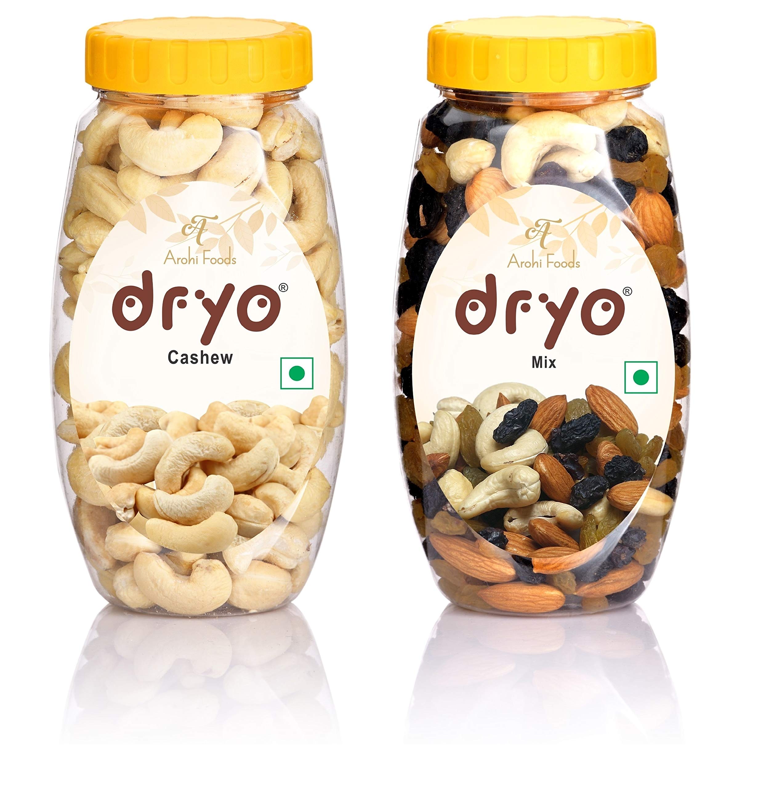 dryo Natural Combo Pack of Delicious Mix Dry Fruits 220 gm Mixture of Almonds, Black Raisin, Cashew, & Raisin and Cashew 220 gm (440 gm) Assorted Fruits & Nuts, Cashews (2 x 220 g) (B08KRZ7N7B) Amazon Price History, Amazon Price Tracker