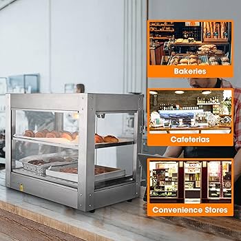 Amazon.co.jp: WeChef 2段ピザウォーマー カウンタートップ 24