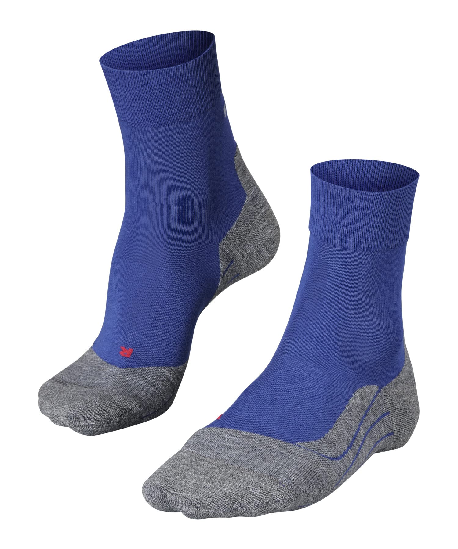 FALKE Men's RU4 Endurance M So Cotton Anti-Blister 1 Pair Running Socks, Blue Athletic 6451, 11-12.5