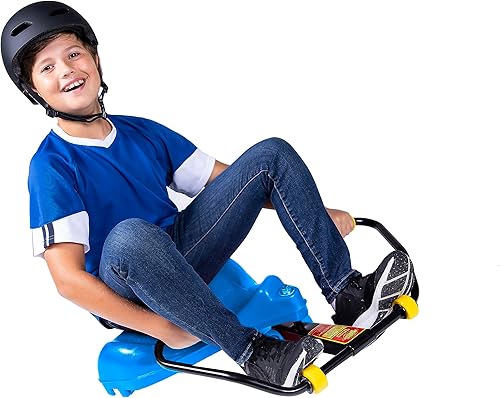 Miniatura 10 de Deluxe Roller Racer nuestro mejor scooter de patinaje sentado  una innovación ingeniosa carrera y rueda, zig y zag, gira y gira en interiores y