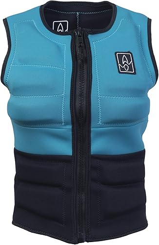 Chaleco de neopreno Wakesurf Comp para mujer, diseñado exclusivamente para wake surf, pero ideal para todas las demás actividades de deportes