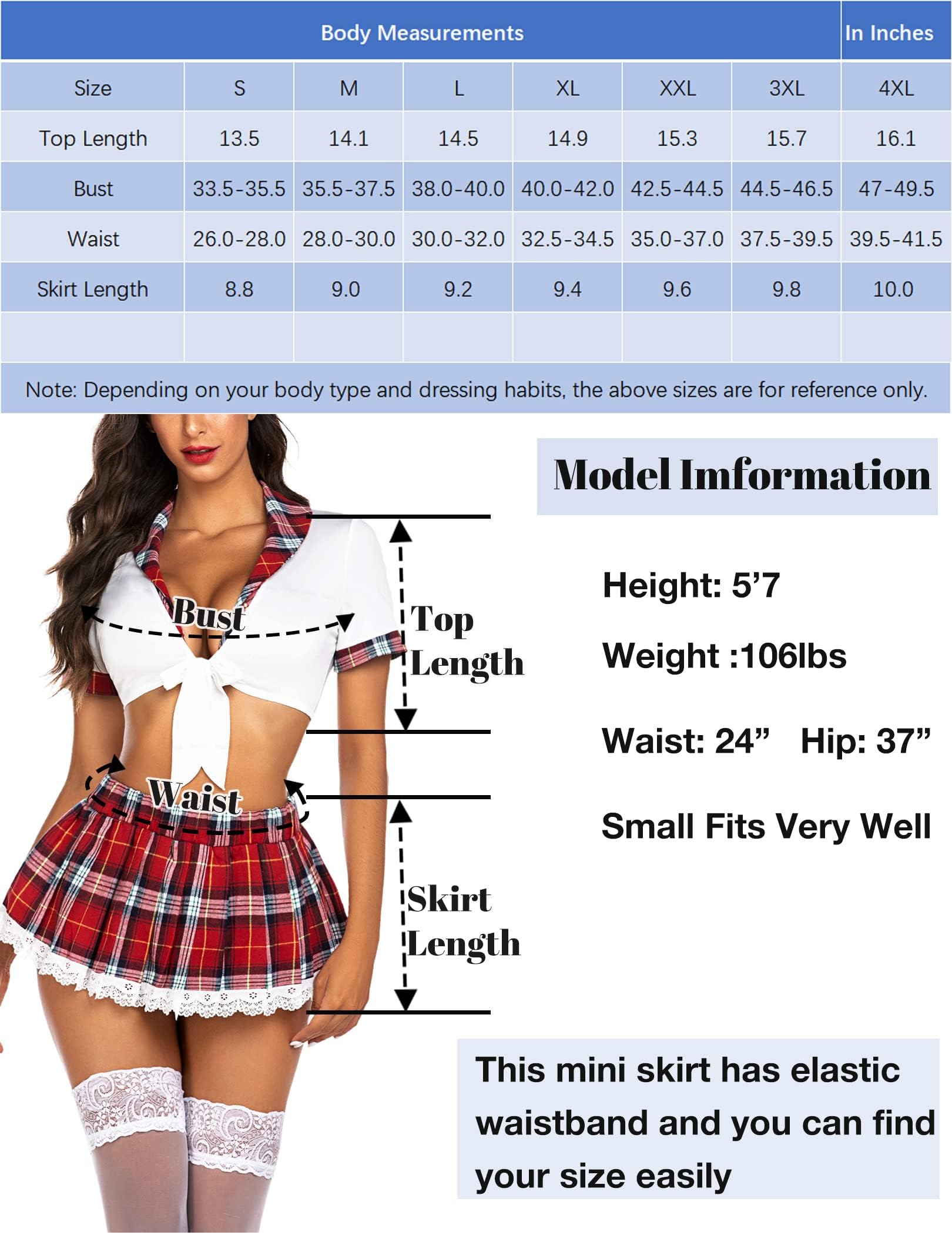 Avidlove Ensemble de Lingerie Sexy pour Femme 2 Pièces en Dentelle avec Haut à Nouer et Jupe de Lingerie