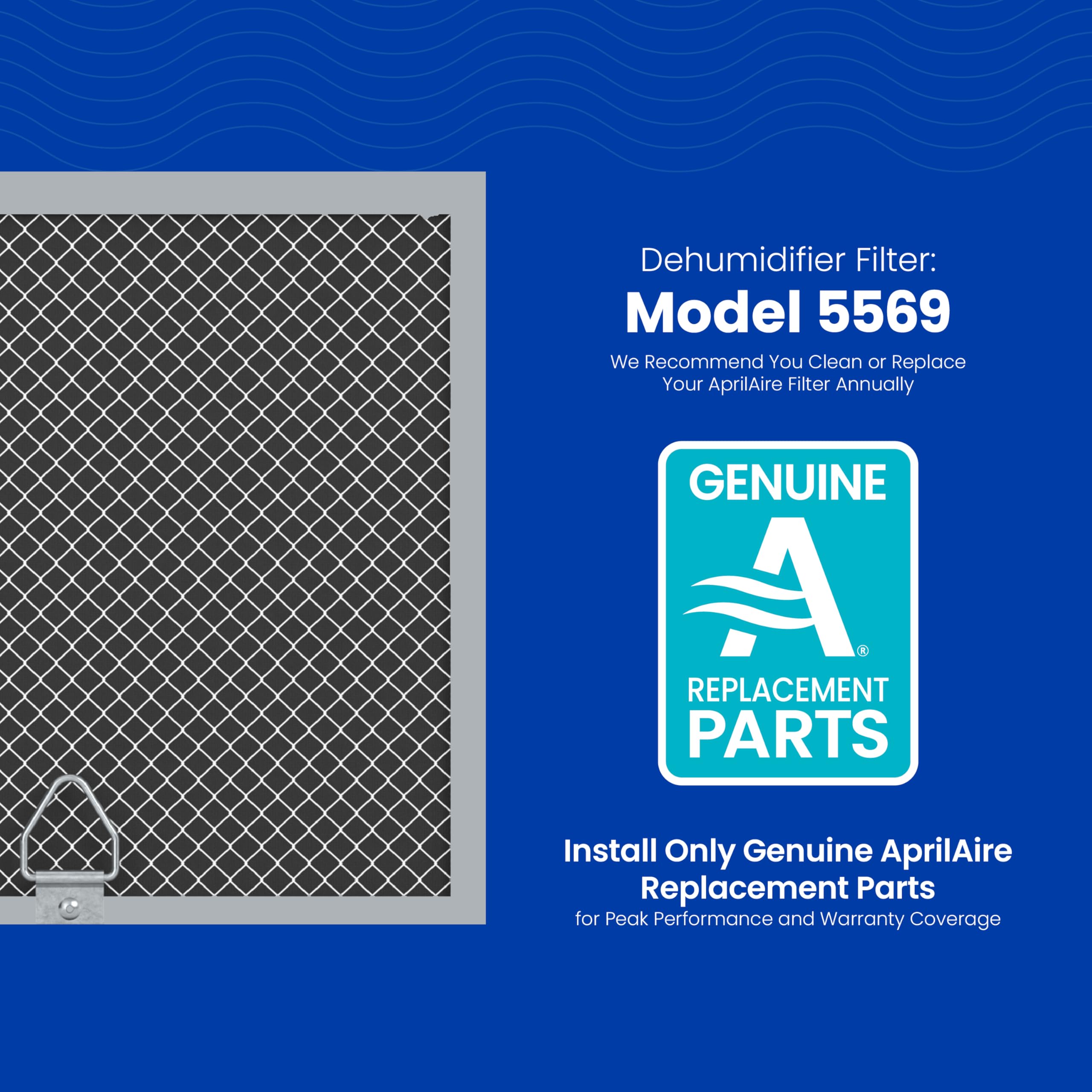 Amazon.com: Aprilaire 5569 Washable MERV 8 Dehumidifier Filter for