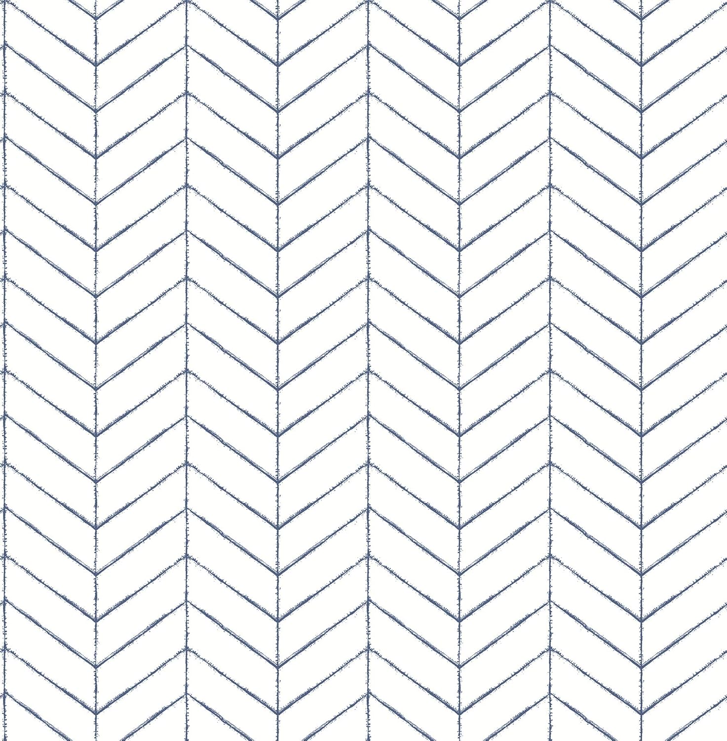 Chesapeake 3118-25096 Bison Navy Herringbone Wallpaper