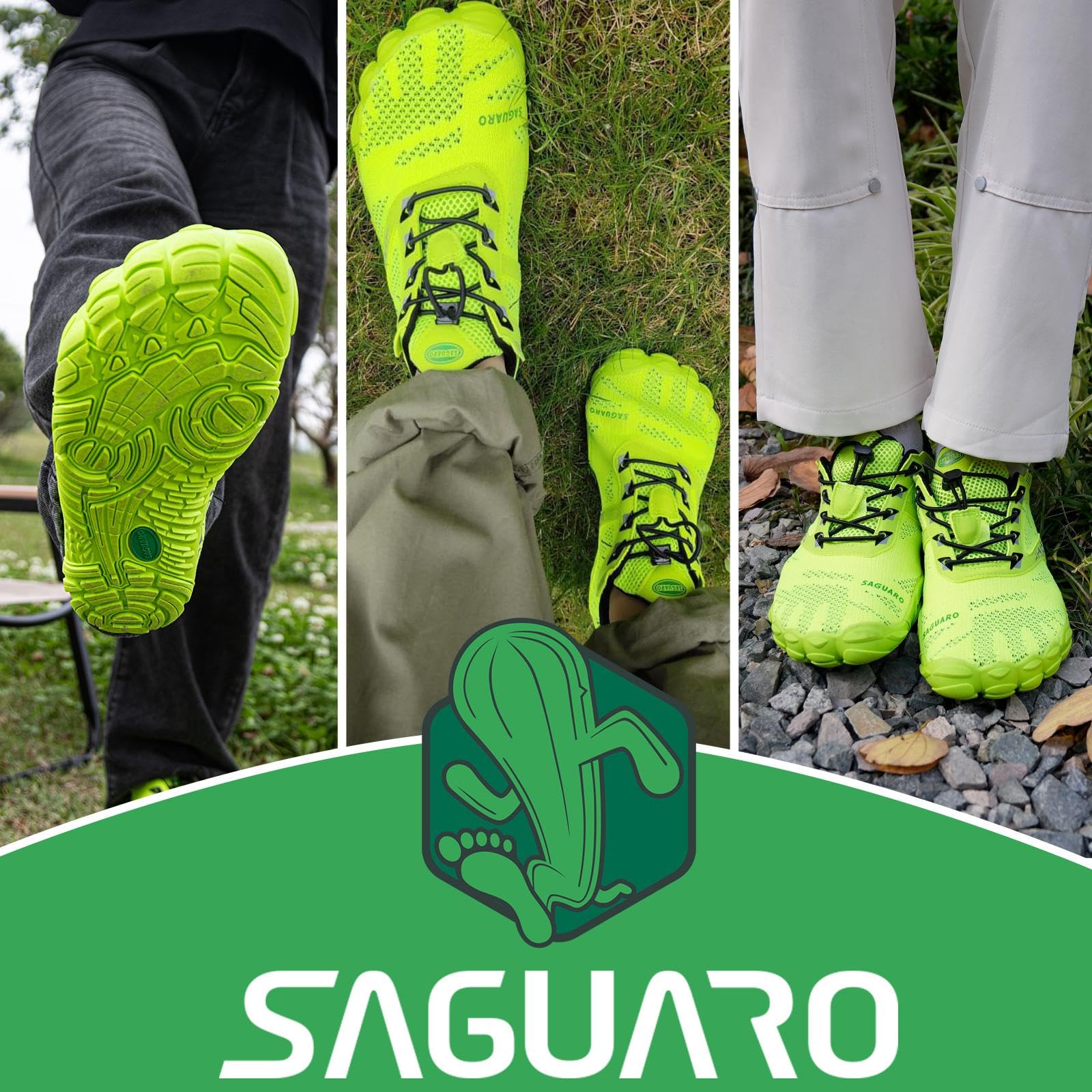 SAGUARO Scarpe Minimaliste Comode Morbide Scarpe Barefoot Leggere e Antiscivolo,Unisex-Adulto