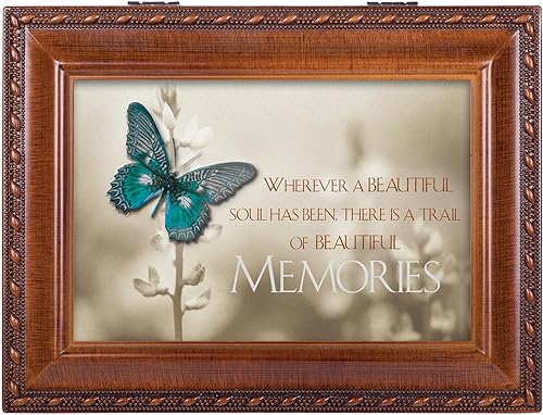 Miniatura 2 de Cottage Garden Trail of Beautiful Memories - Caja de música de recuerdo con cuerda de madera