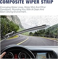 Vista 43 de 28"+20" Limpiaparabrisas frontales para Toyota Sienna 2020 2019 2018 2017 2016 2015 2014 2013 2012 2011 2010 (Juego de 2) Adaptador de gancho J/U