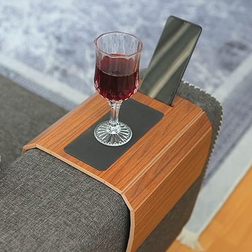 Miniatura 3 de Bandeja funcional de madera para sofá  Mesa de brazo de sofá  Bandeja de brazo de sofá ajustable  Mesa auxiliar de sofá  Bandeja para reposabrazos