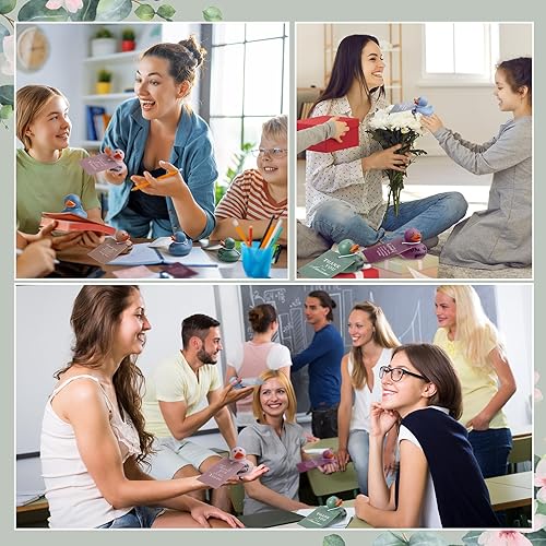 Miniatura 6 de Jerify 48 juegos de patos de agradecimiento con tarjetas de agradecimiento por ser gracias, patos de goma de 2 pulgadas, patos flotantes, juguete de