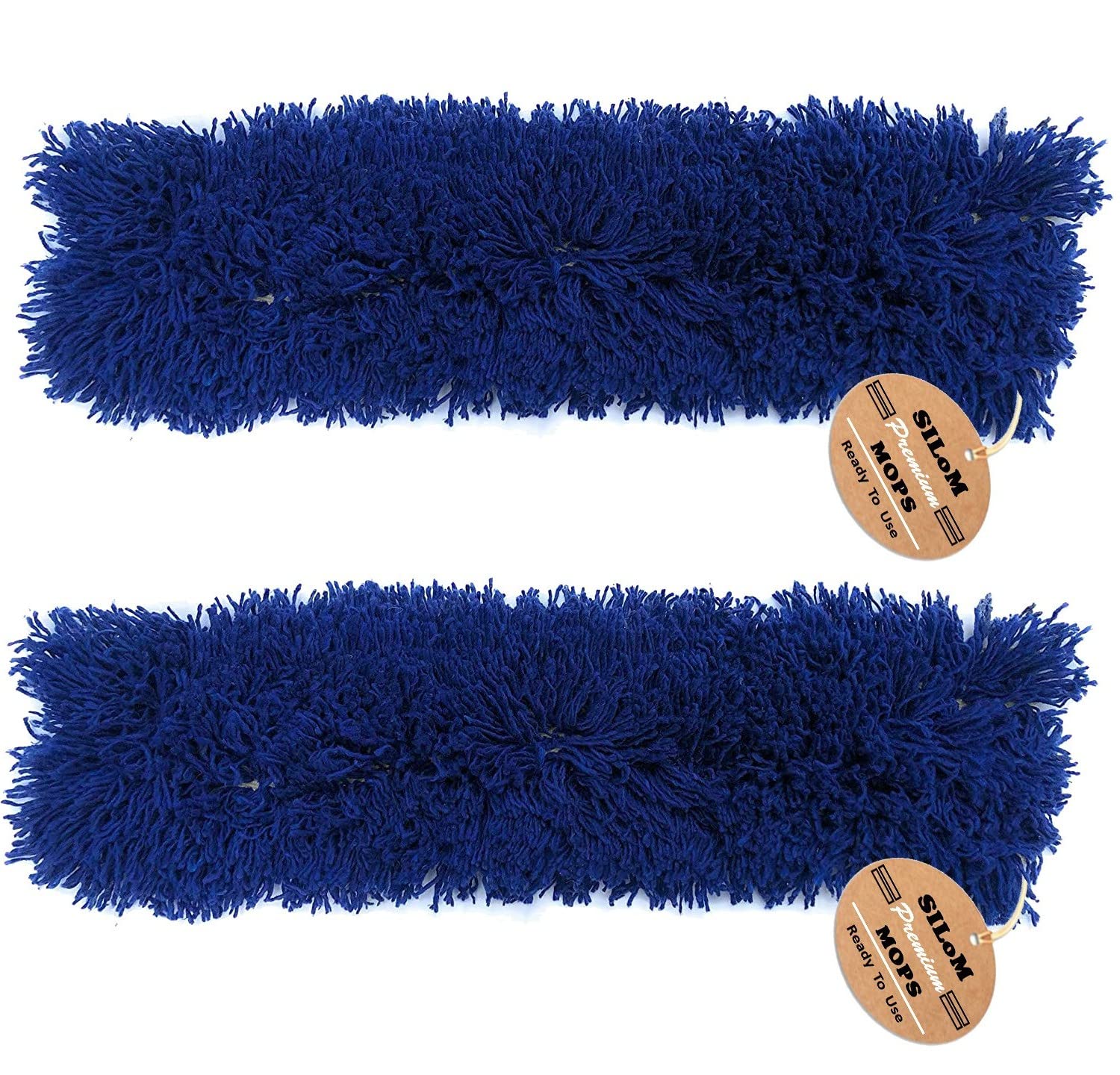 Silom Wet and Dry Heavy Cotton Pad Floor Mop Refill (24-Inch) (2) (B09KM32SS8) Amazon Price History, Amazon Price Tracker