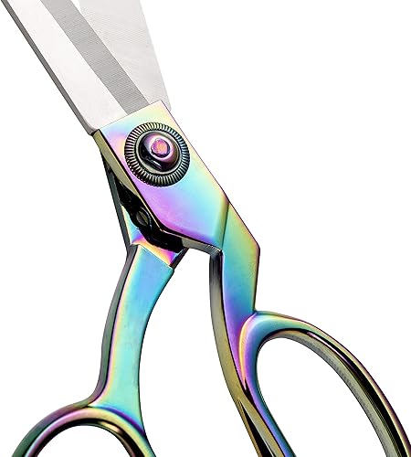 Miniatura 4 de eZthings Tijeras de costura clásicas ultra afiladas de 10 pulgadas, tijeras de tela a sastre resistentes en acero inoxidable con revestimiento de
