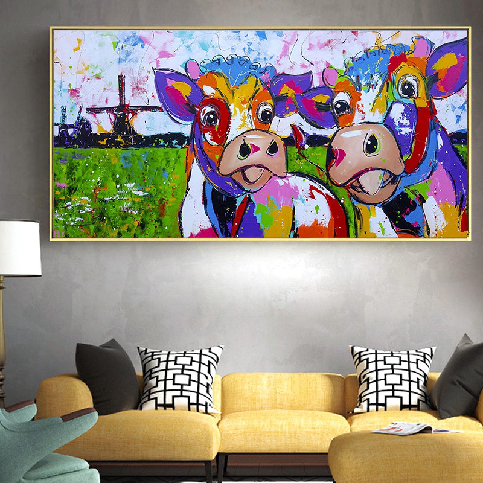 Affiches et gravures de vache pour une décoration murale chaleureuse