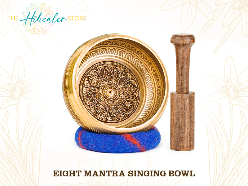 Tibetan Singing Bowls – Hand-Hammered in Nepal, Authentic Meditation Sound Bowls for Yoga, Chakra Healing, Mindfulness & Spiritual Self-Care Gifts for Women